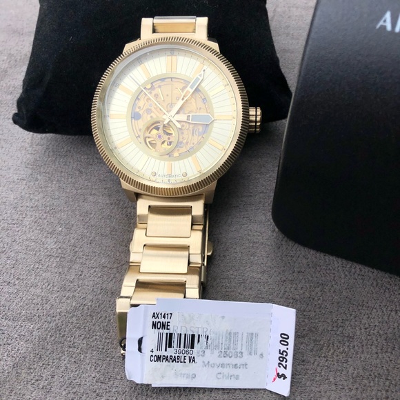 LAST ONE Armani Exchange Classic Skeleton Watch - Picture 4 of 8